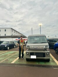 Ｓ様　エブリィワゴンご納車おめでとうございます！